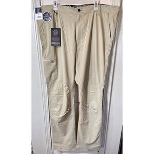 NWT Wrangler ATG Mens 44x34 Khaki Straight Leg Eco Utility Pant